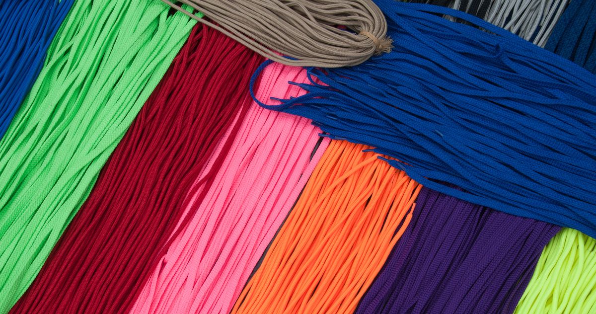 40 Pack Of Coloured Laces 