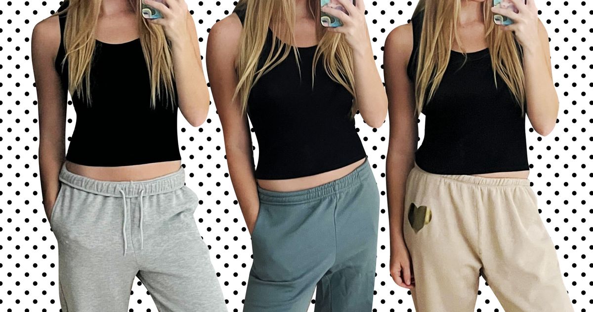  Jogger Fleece Sweat Pants for Women Trendy Plus Size Cinch  Bottoms with Pockets Baggy Sweatpants for Teen Girls Teens Women Winter  Outfits Black Joggers for Women High Waisted Beige Small 