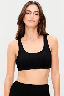 Old Navy Ribbed Scoop-Neck Swim Top
