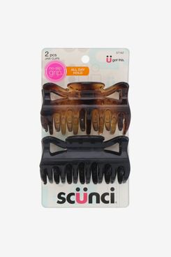 Scunci, No Slip Grip, Jaw Clips, All Day Hold, 2 Jaw Clips