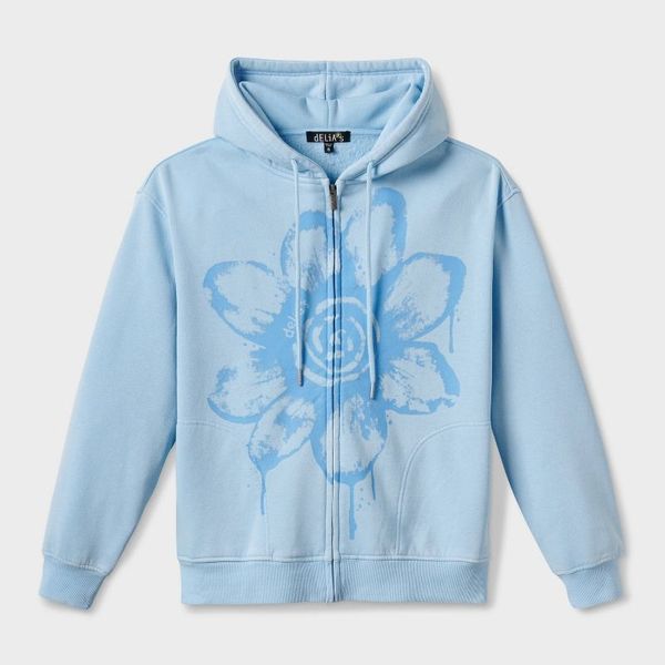 Women’s dELiA*s Hooded Graphic Zip-Up Sweatshirt