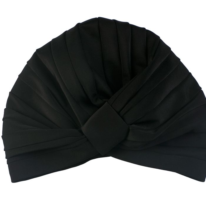 black shower cap