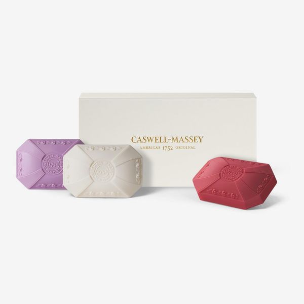 Caswell-Massey Castile Bar Soap Set - Lilac, Gardenia, and Honeysuckle