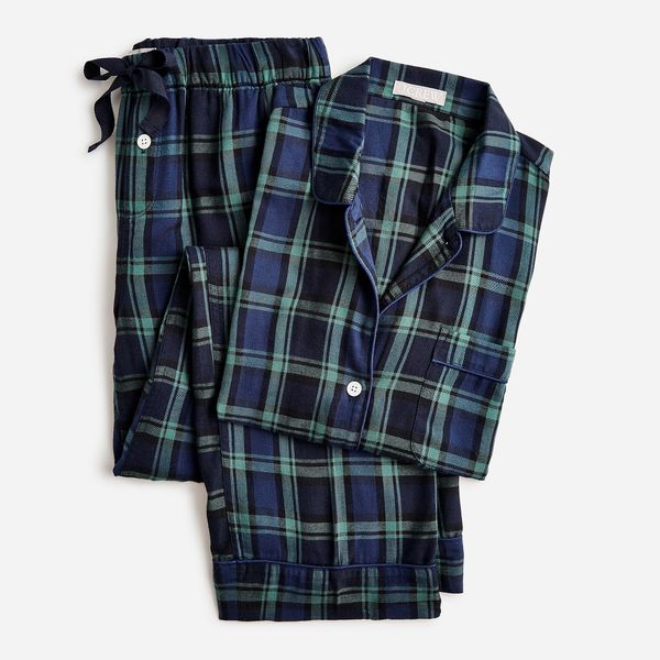 J.Crew Flannel Long-Sleeve Pajama Set