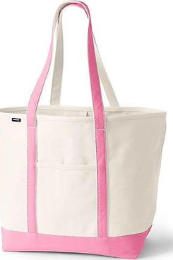 Lands’ End Open-Top Canvas Tote Bag