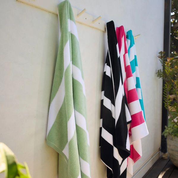 Cozy Earth Classic Stripe Resort Towel