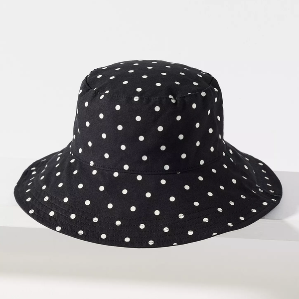 By Anthropologie Polka Dot Bucket Hat