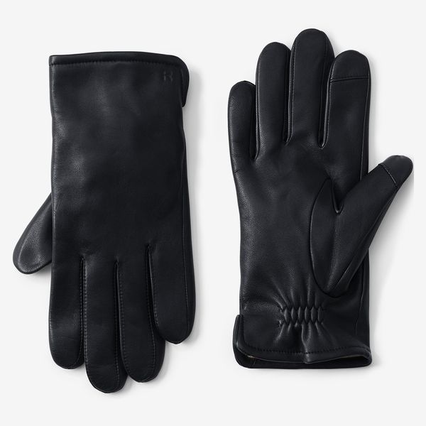 Lands’ End Men’s Cashmere Lined EZ Touch Leather Glove