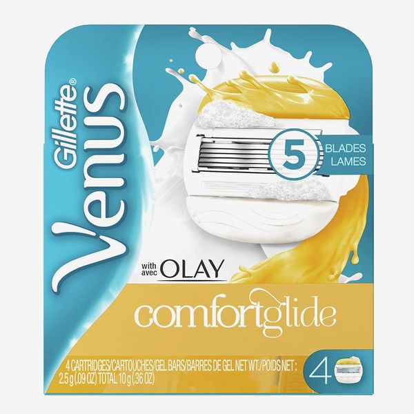 Gillette Venus ComfortGlide Plus Olay razor blades (pack of 4)