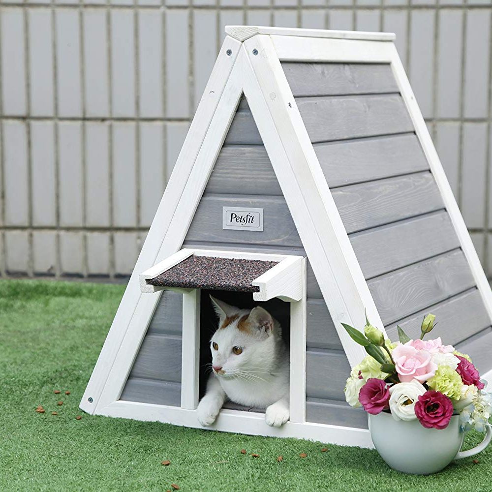 large outdoor cat house for winter