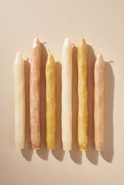 Anthropologie Whittled Taper Candles