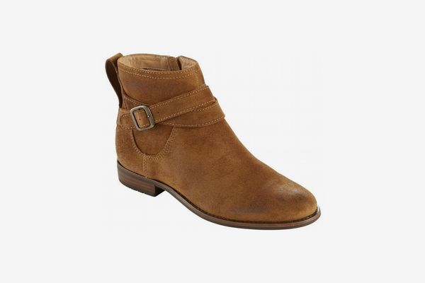 L.L. Bean Westport Ankle Strap Boots, Oiled Suede