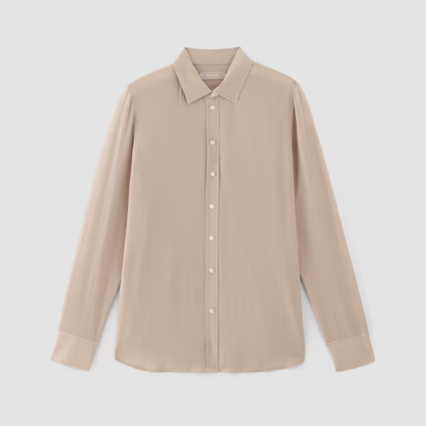 Everlane Washable Clean Silk Relaxed Shirt