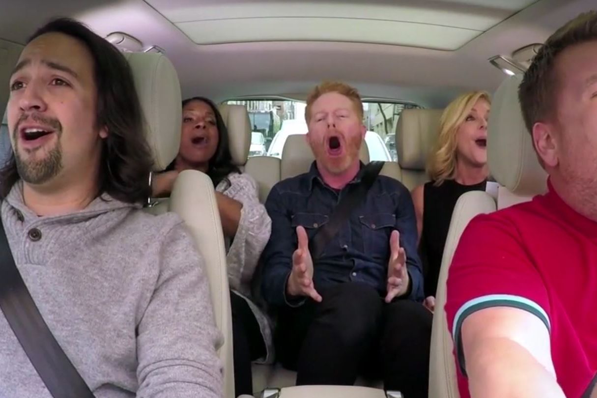 James corden carpool discount karaoke lin manuel