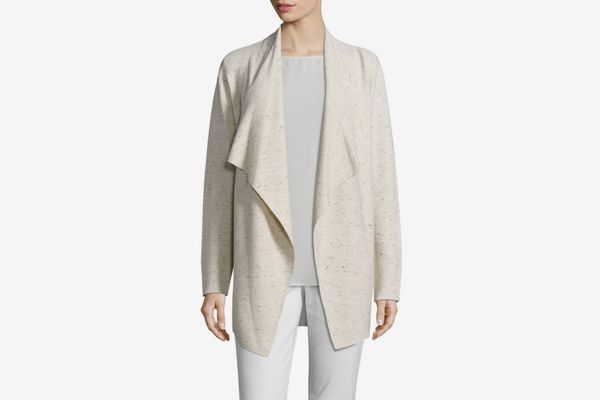 Eileen Fisher Peppered Cascading Cardigan