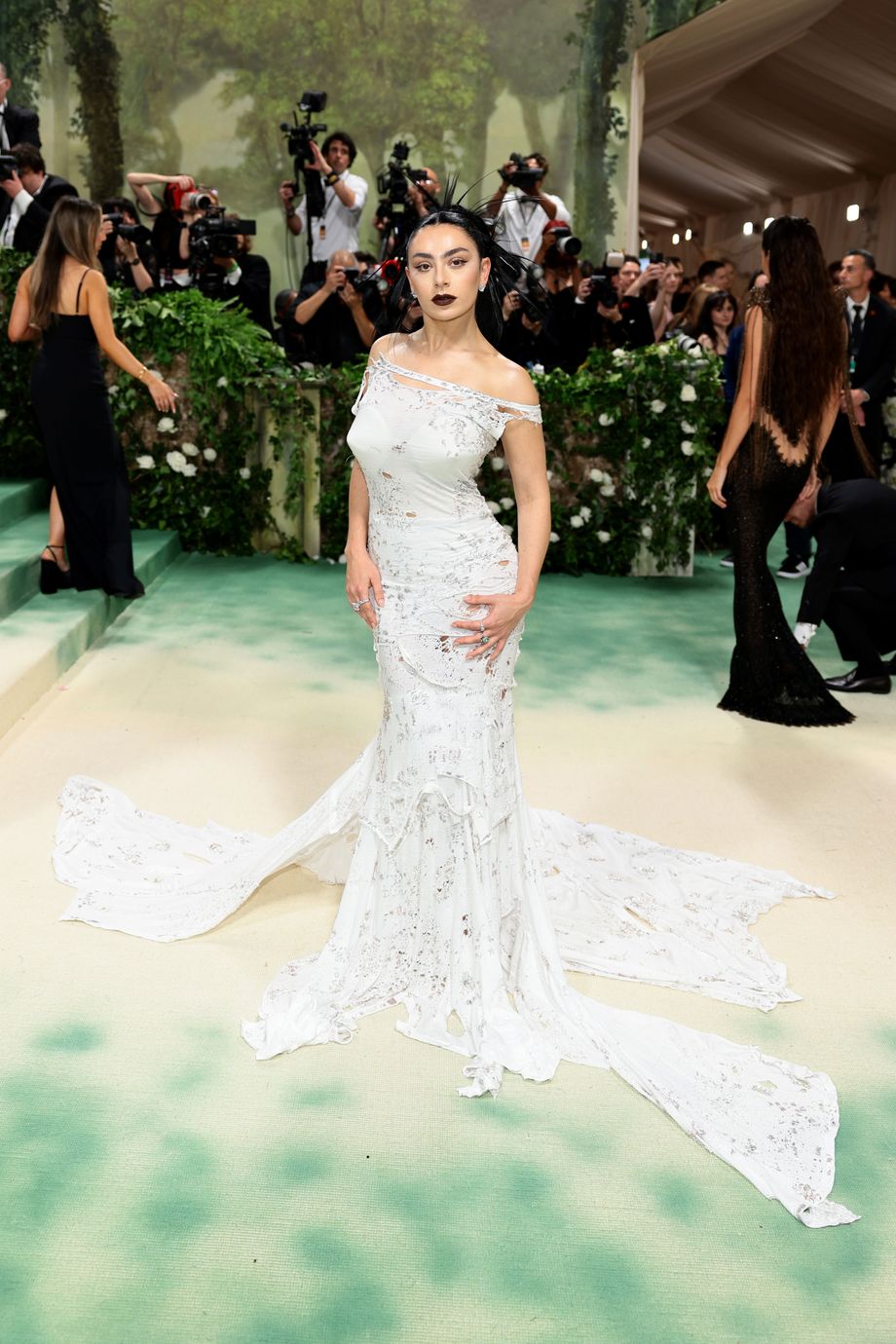 charli xcx dress XCX's 25 Best Outfits and Fashion Looks, Ranked Charli XCX Wears Gauzy See-Through