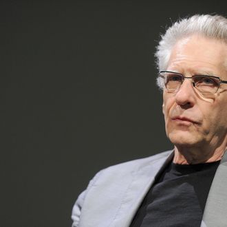 NEW YORK, NY - AUGUST 16: Director David Cronenberg visits the Apple Store Soho on August 16, 2012 in New York City. (Photo by Jamie McCarthy/Getty Images)