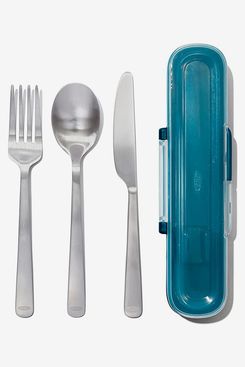 Juego de utensilios de acero inoxidable OXO Good Grips Prep & Go con estuche