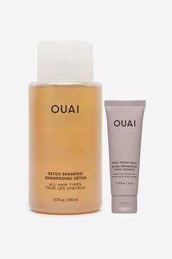 Ouai Detox Shampoo & Bond Repair Balm Set