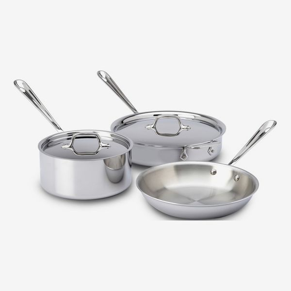 All-Clad D3 Stainless 3-Ply Bonded Cookware Set