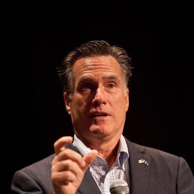 Republican presidential candidate former Massachusetts Gov. Mitt Romney speaks during a town hall meeting at the Memminger Auditorium on December 17, 2011 in Charleston, South Carolina.
