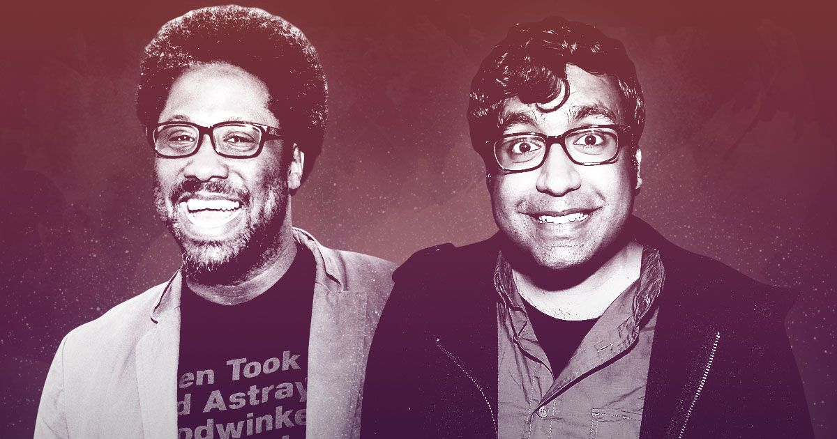 W. Kamau Bell 和 Hari Kondabolu 談論有色人種在喜劇中的責任以及南印度男人胸毛的美麗