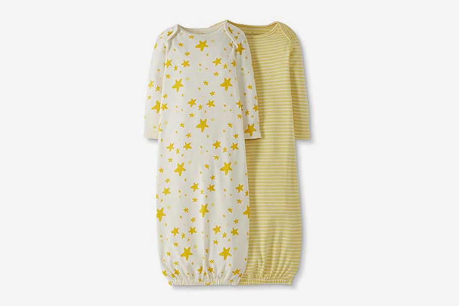 Moon and Back by Hanna Andersson Baby//Toddler 2-Piece Organic Cotton Long Sleeve Stripe Pajama Set Purple Stripe 4T