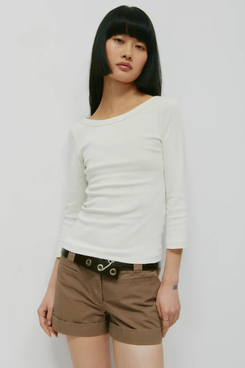 Kotn Women’s Boatneck Three-Quarter-Sleeve Top