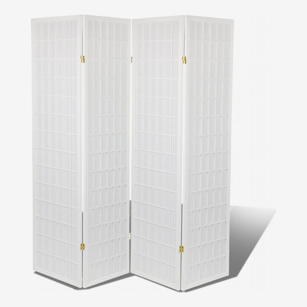 Magshion Shoji Screen Oriental Room Divider, White