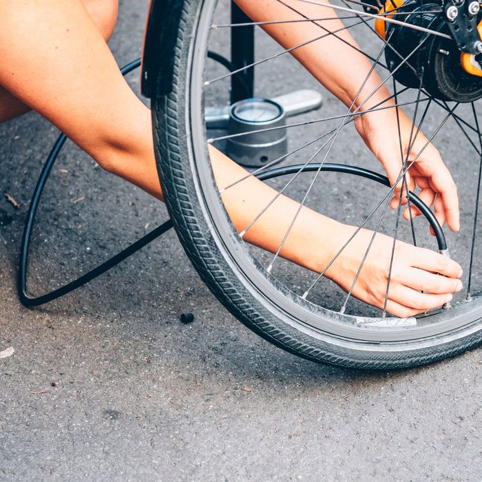 can you pump a bike tire with a ball pump