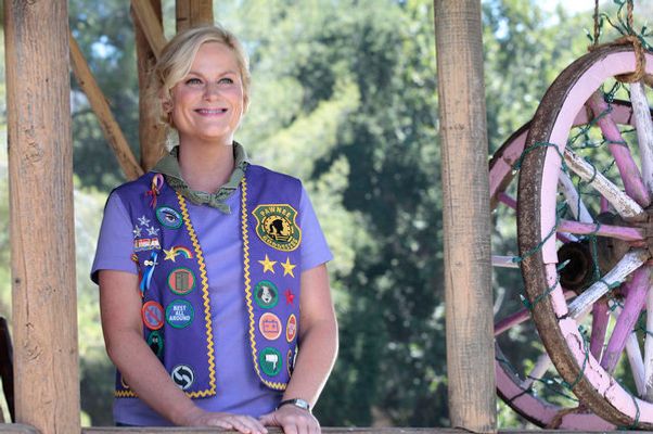PARKS AND RECREATION -- "Pawnee Rangers" Episode 404 -- Pictured: Amy Poehler as Leslie Knope -- Photo by: Chris Haston/NBC