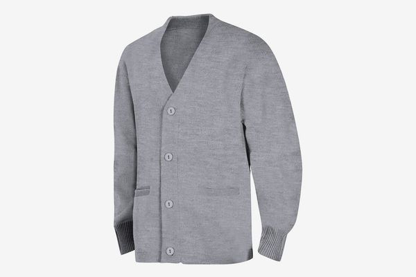 men's wool button up sweater