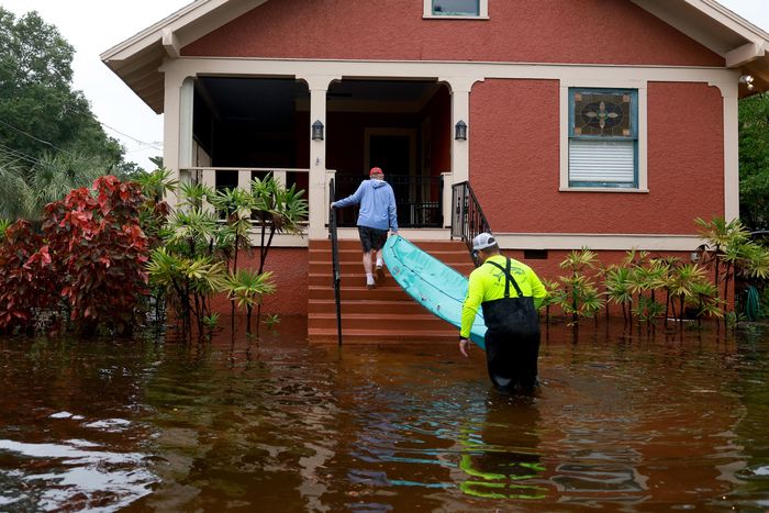 Photos: Hurricane Idalia Makes Landfall As Category 3 Storm