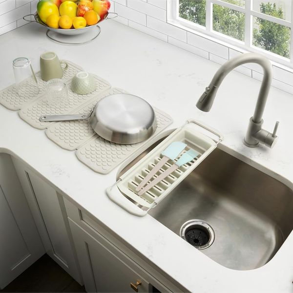Clorox KeptClean 2-in-1 Dish Caddy & Drying Mat