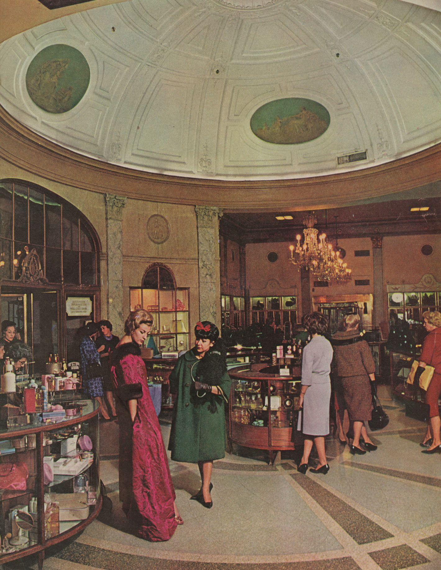 Bergdorf Goodman shoe salon in the 1960's Source: Bergdorf Goodman