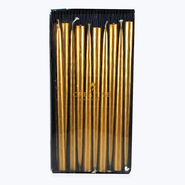 Creative Candles x The Jewish Museum Shop Metallic Roman Bronze Hanukkah Candles