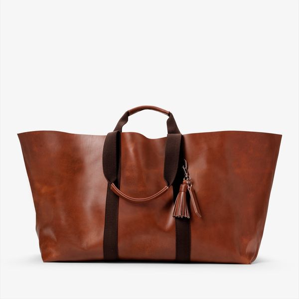 Get the Gallop Hay Bag Leather Large - Brown