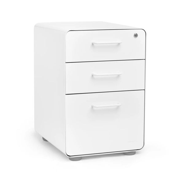 Poppin 3 -Drawer Steel File Cabinet