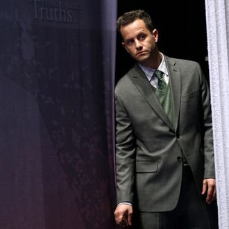 WASHINGTON, DC - FEBRUARY 09: Actor Kirk Cameron waits backstage while being introduced before speaking at the annual Conservative Political Action Conference (CPAC) February 9, 2012 in Washington, DC. Thousands of conservative activists are attending the annual gathering in the nation's capital. (Photo by Win McNamee/Getty Images)