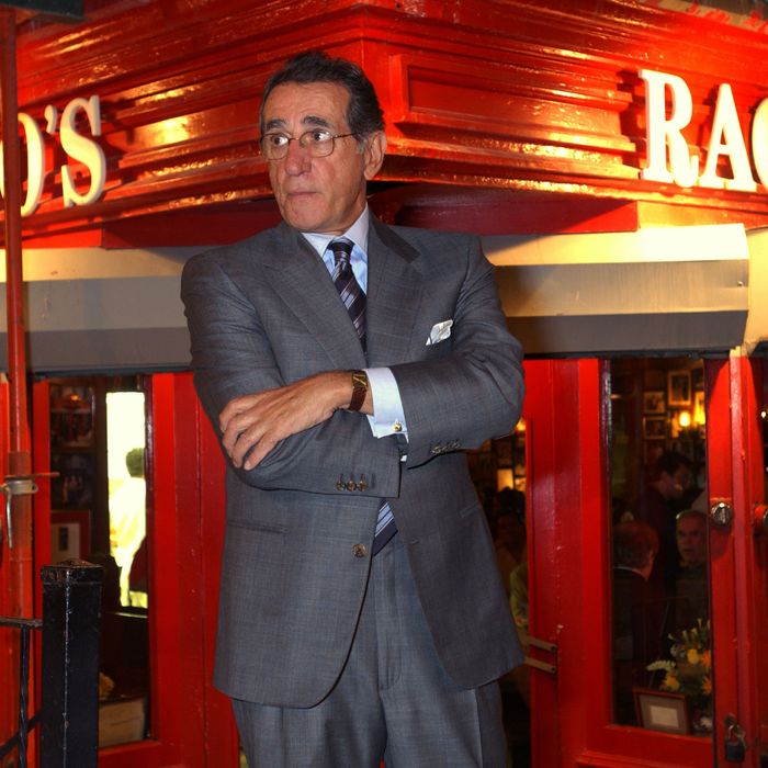 Frankie Pellegrino, outside Rao's.