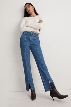 Madewell The Perfect Vintage Jean in Medium Indigo Wash: Seamed Edition