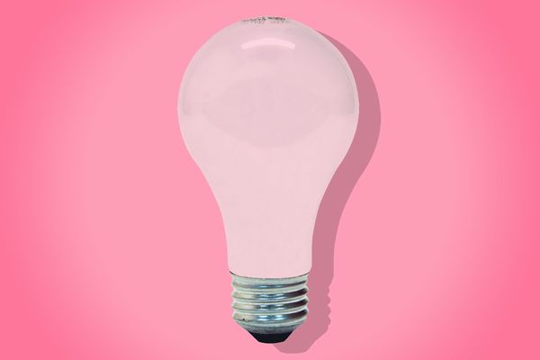 pink GE light bulbs - strategist best home decor and best light bulbs
