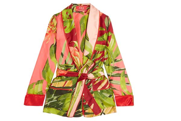 F.R.S. For Restless Sleepers Armonia printed silk-twill jacket