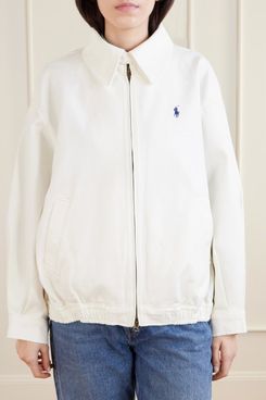 Polo Ralph Lauren Logo-Embroidered Cotton Bomber Jacket