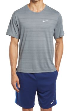 Nike Men’s Dri-FIT Miler Reflective Running T-Shirt