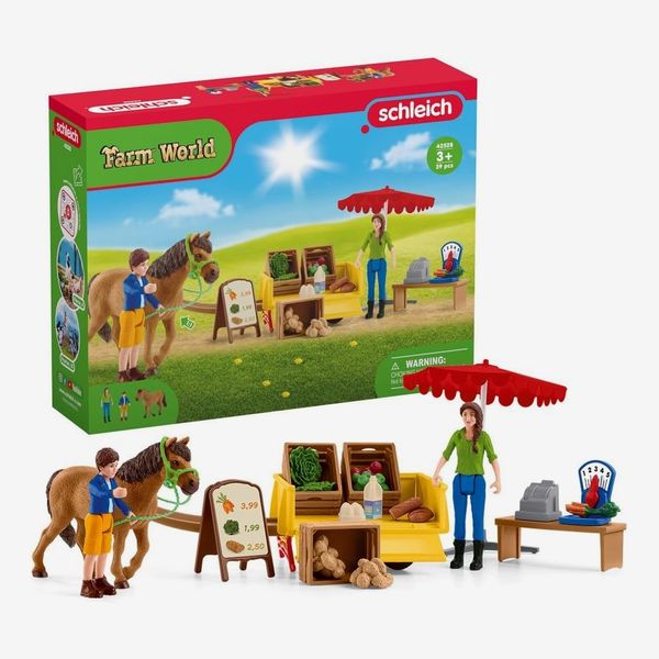 Schleich Farm World Sunny Day Mobile Farm Stand Playset