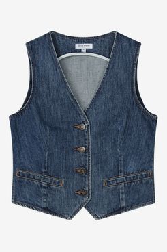 Petite Studio NYC Bridgett Vest - Denim