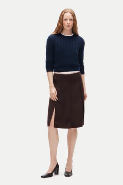 Eckhaus Latta x J.Crew Paneled Wool-Blend Skirt
