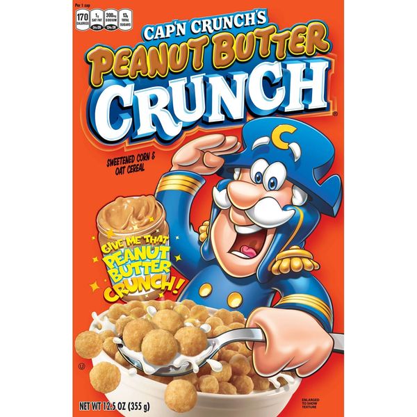 Cap’n Crunch Peanut Butter Crunch Breakfast Cereal