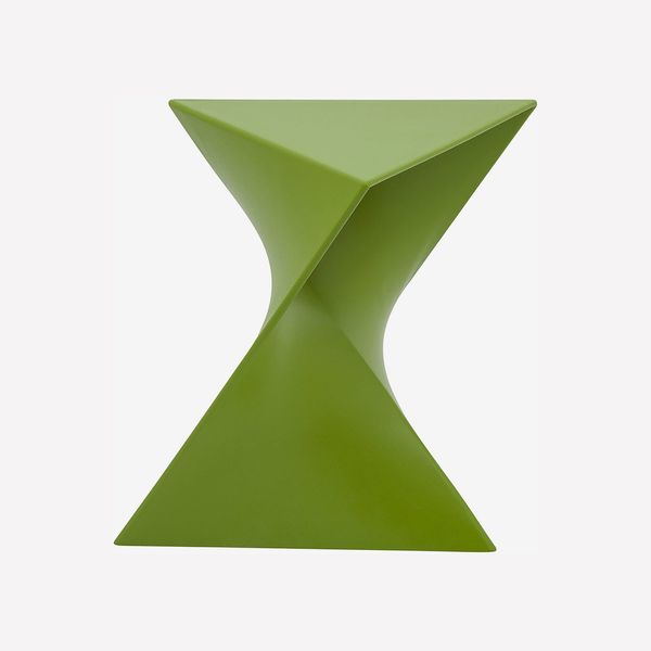 LeisureMod Danbury Modern Vanity Side Table, Green